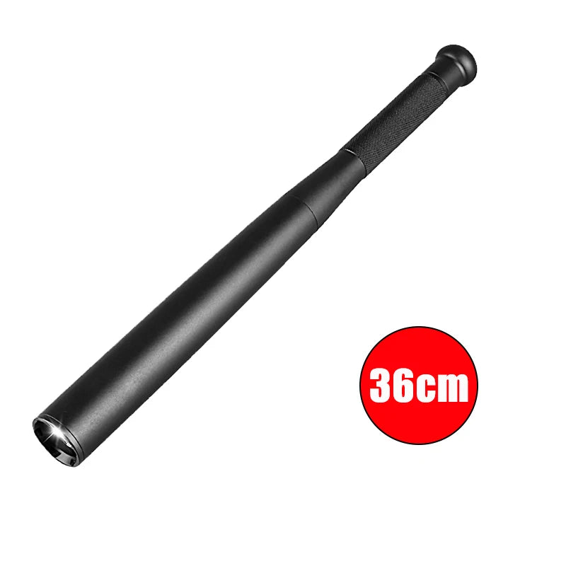 High Lumen Led Flashlight Self Defense Baseball Bat Security Outdoor Emergency Personal Defense Tool