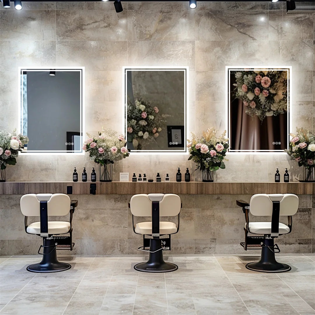 LUVODI Illuminate LED Backlight Bathroom Mirror Frameless