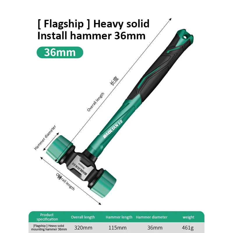 Multifunction Double Headed Installation Hammer Anti Vibration Tool