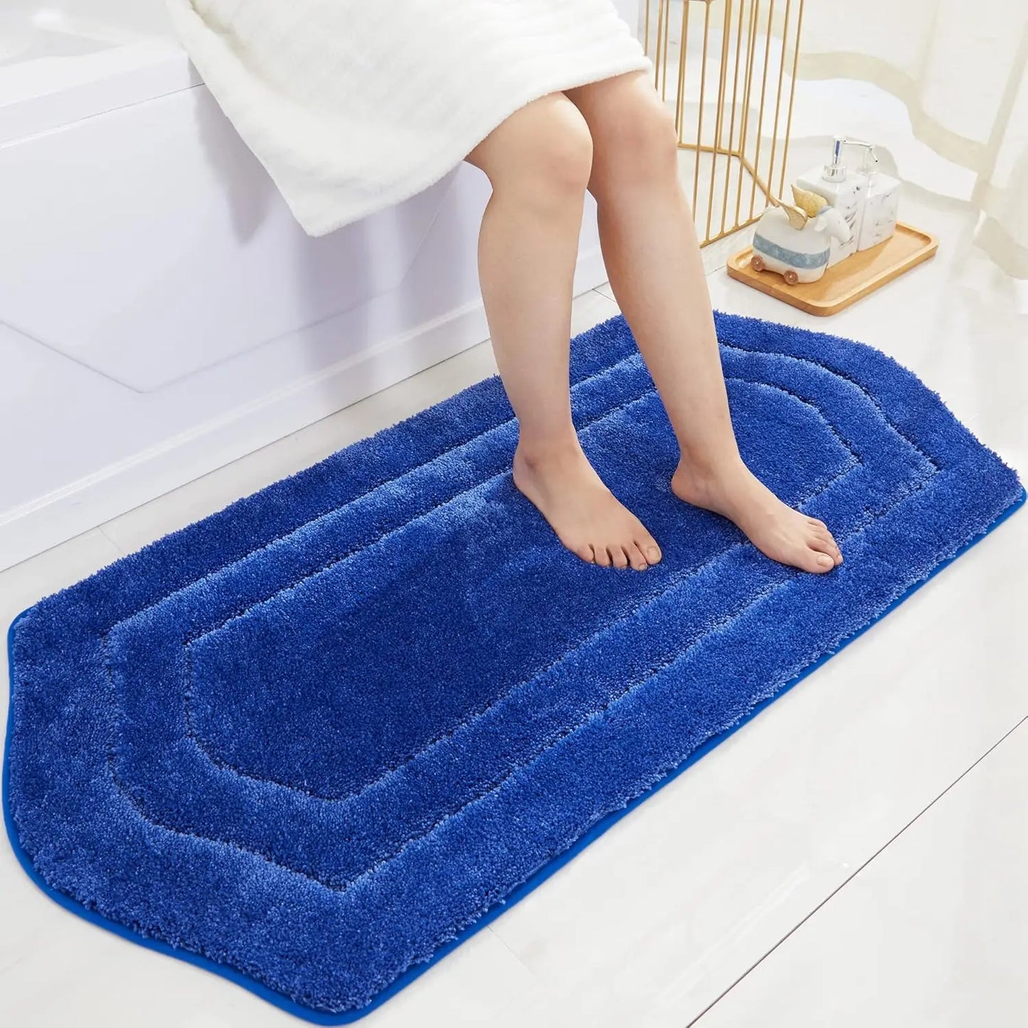 Extra Thick Bath Linen Sets Rugs for Bathroom 24x48 Inches