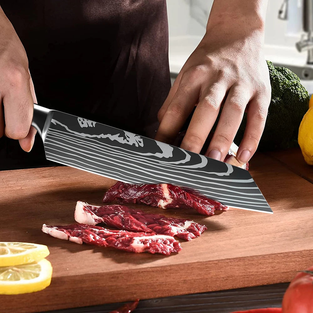 8 Inch Kitchen Knife High Carbon Steel Hand Forged Chef Knife