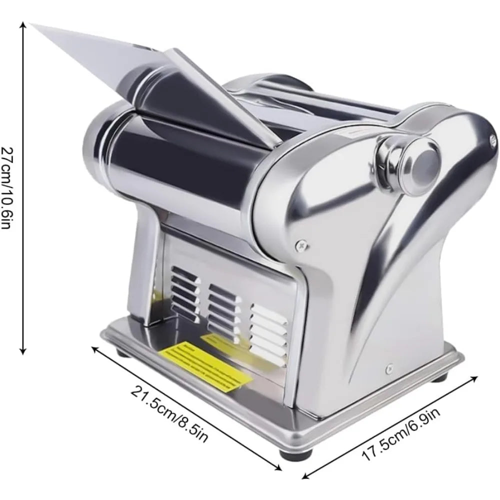 Pasta Maker Electric Pasta Maker Machine Stainless Steel Silver