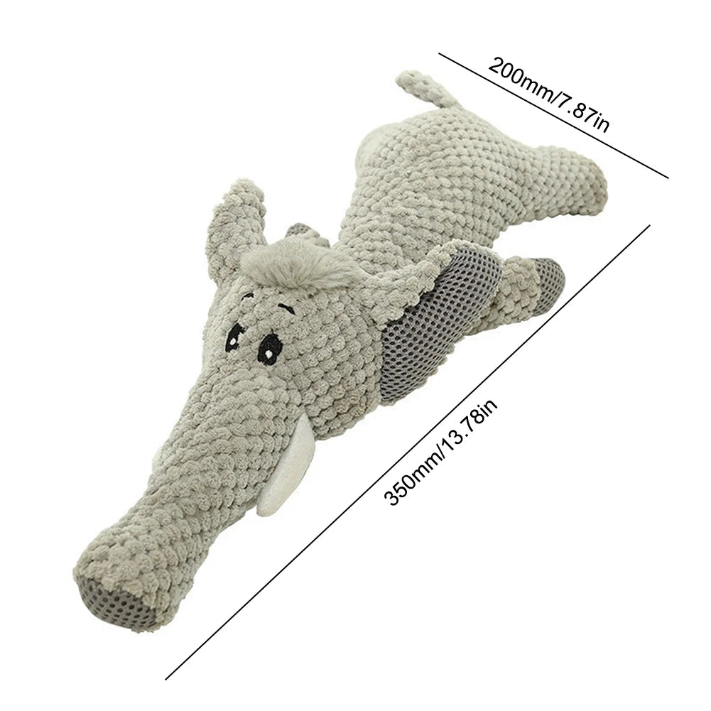 Durable Plush Dog Toy Squeak Chew For Playful Puppies