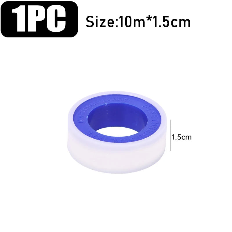 Water Pipe Stop Leaks Sealing Tape Sink Drain Pipe Thread Duct Tapes Plumbing Fitting Repair Tool Waterproof PTFE Sealant Tape