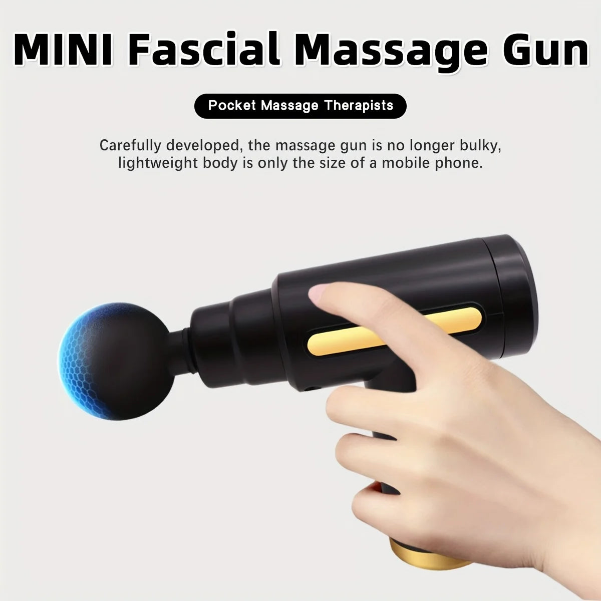 Portable Digital Fascia Gun With LED Display Six Levels