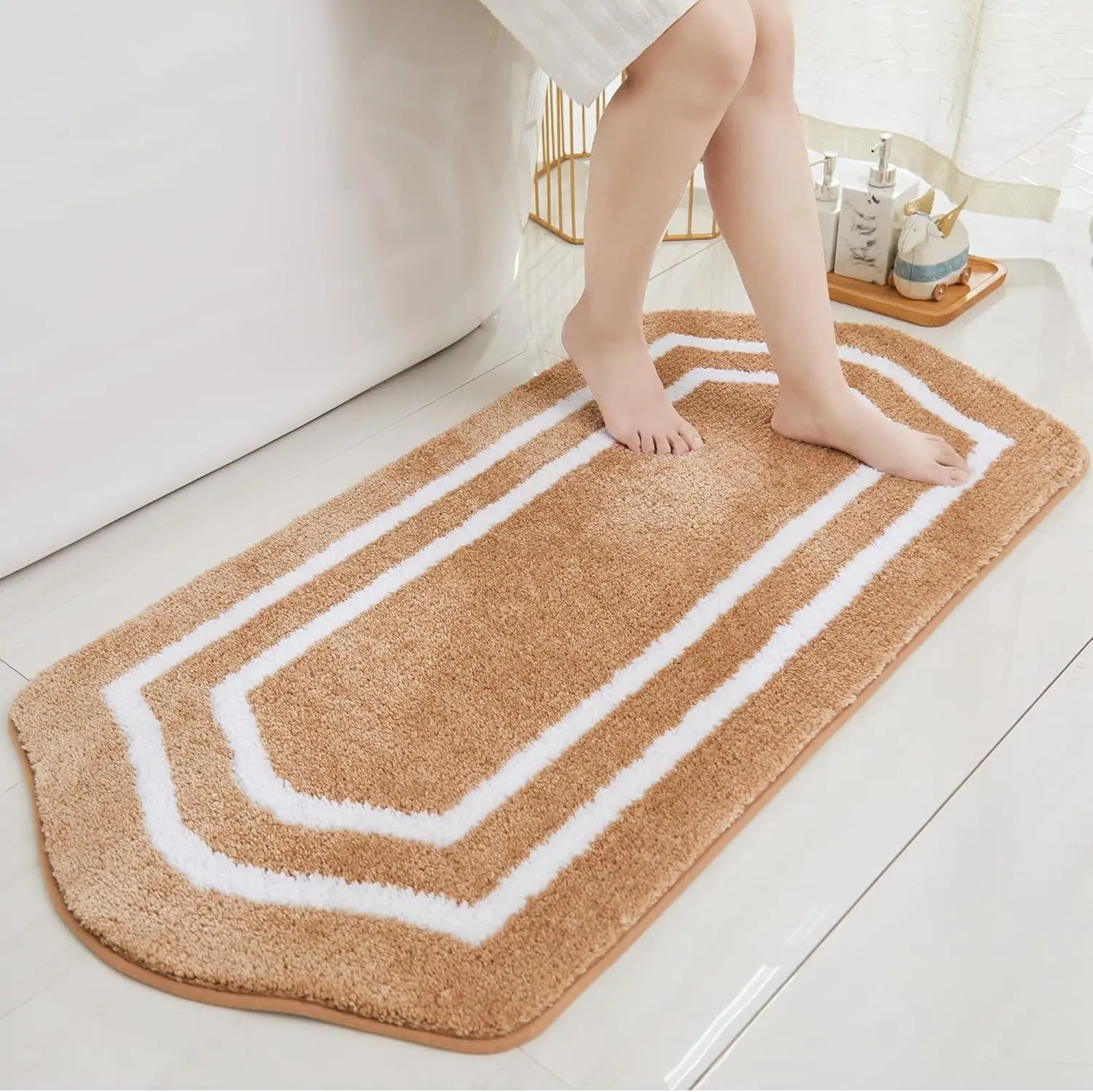 Extra Thick Bath Linen Sets Rugs for Bathroom 24x48 Inches