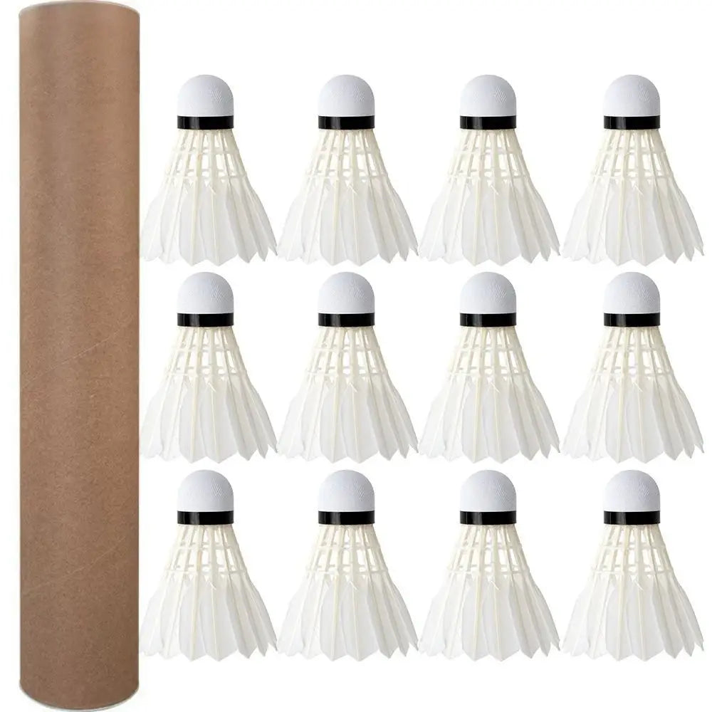 3/6/12Pcs New White Badminton Shuttlecock Professional Durable Badminton Balls Accessories Stable Badminton Trainer Household