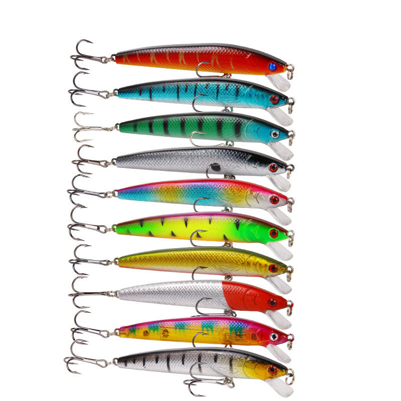 10-Piece New Lure Set 8g And 11g Bionic Plastic Fishing Lures Suitable For Lure And Sea Fishing Portable And Easy To Install
