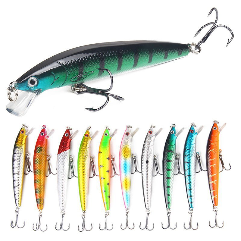 10-Piece New Lure Set 8g And 11g Bionic Plastic Fishing Lures Suitable For Lure And Sea Fishing Portable And Easy To Install
