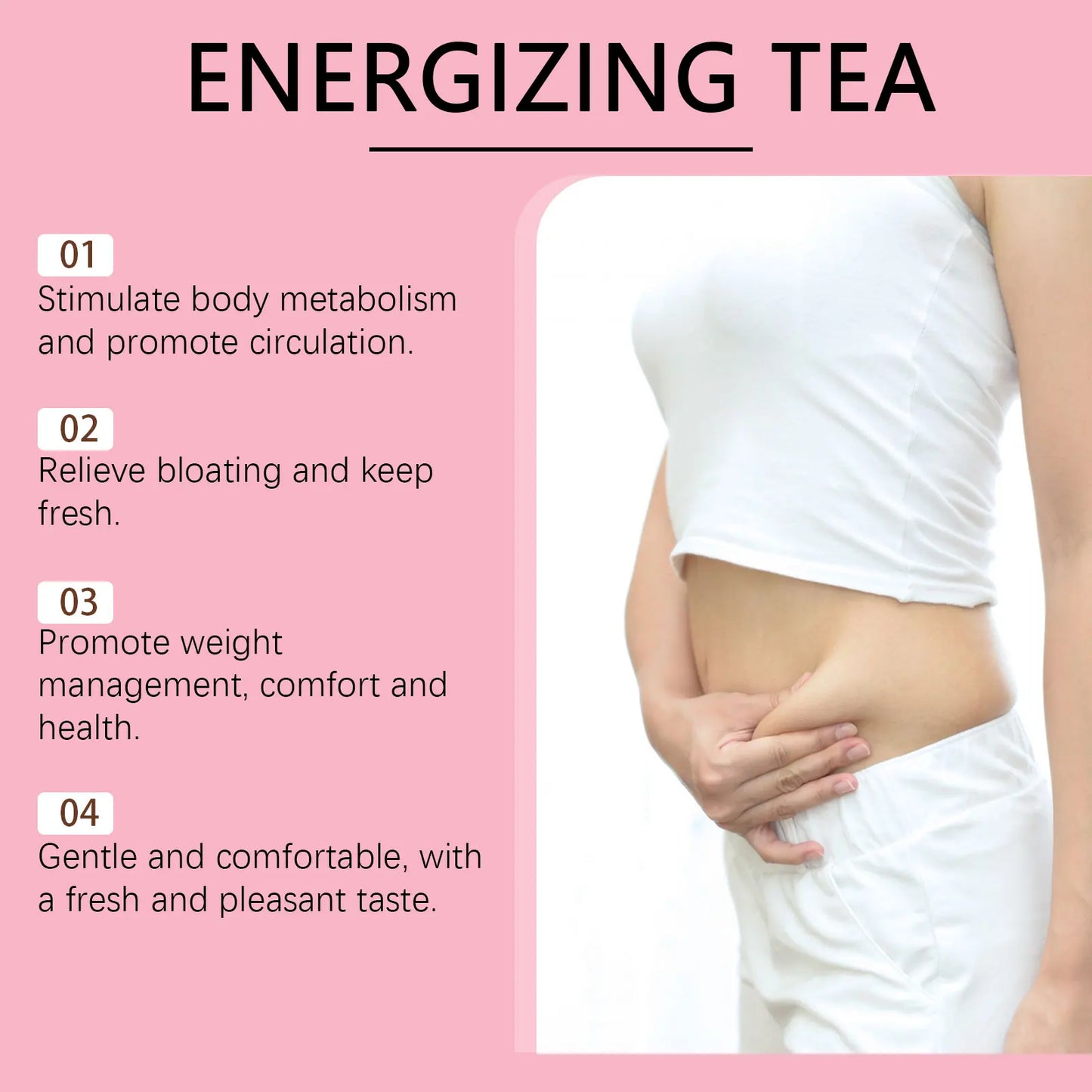 Googeer 28pcs Herbal Detox Tea Abdomen Relieve Detoxification Health Care Fat Burning Shaping Curves Herbal Weight Loss Tea