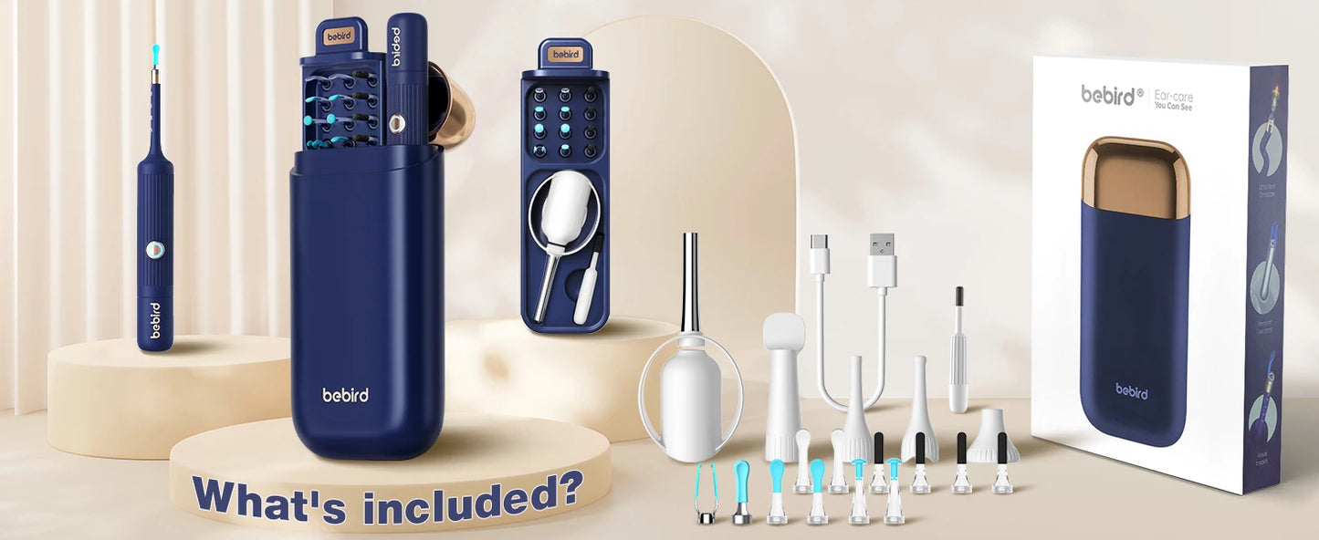Smart Visual Ear Wax Upgraded Cleaner With Camera 800W HD Endoscope Brighter Clearer Clarity Ear Cleaning Tool Includes Storage