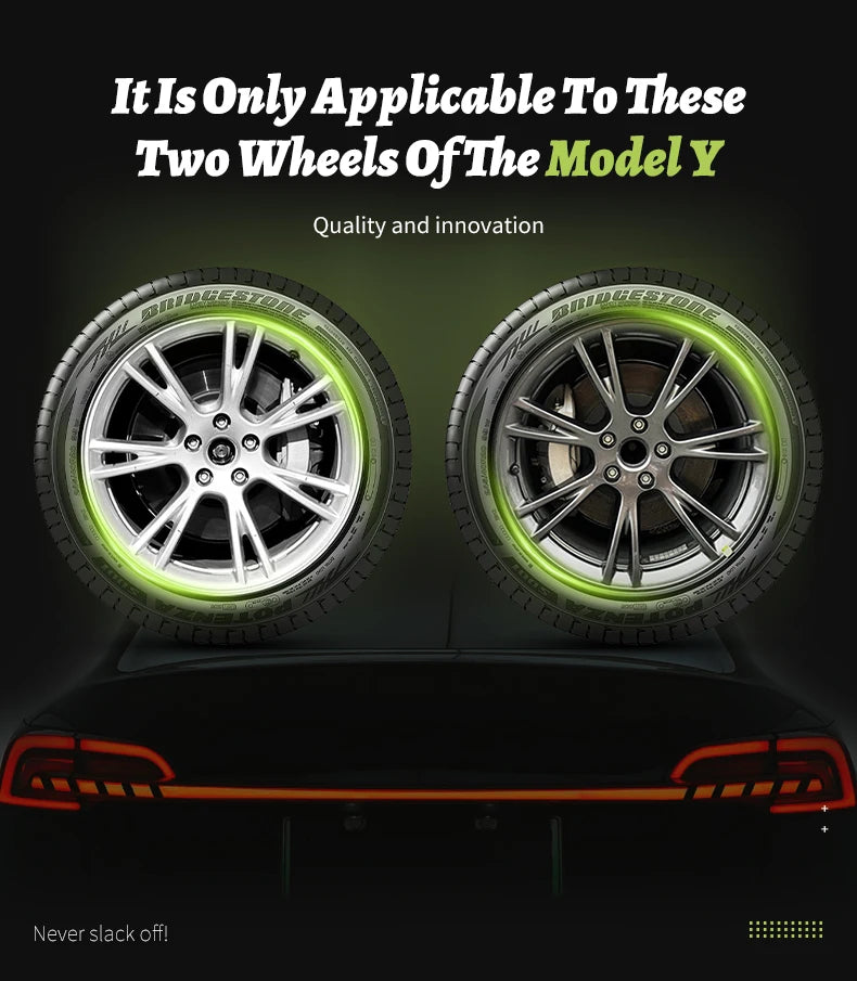 4PCS Design for TESLA Model Y 2020-2024 Vehicle Full Coverage Blade Wheel Cover Cap 19 Inches Hubcaps  Automobile Accessories