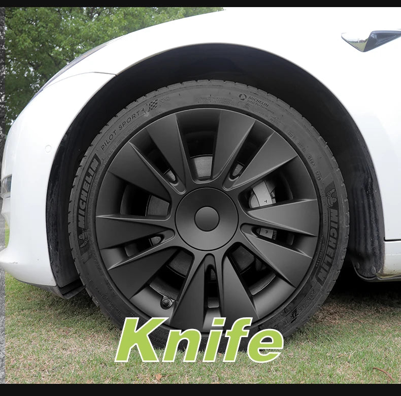 4PCS Design For TESLA Model 3 2017-2023 18 Inch Arachnid Style Wheel Cover Hubcaps Cap Only For Model 3 Wheel Cover Accessories