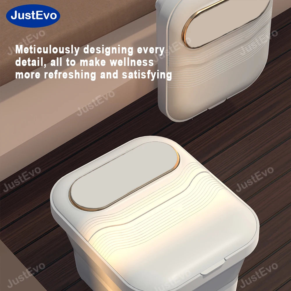 Foot bath bucket, foldable and portable foot soak tub—a great gift for parents and elders.9801C