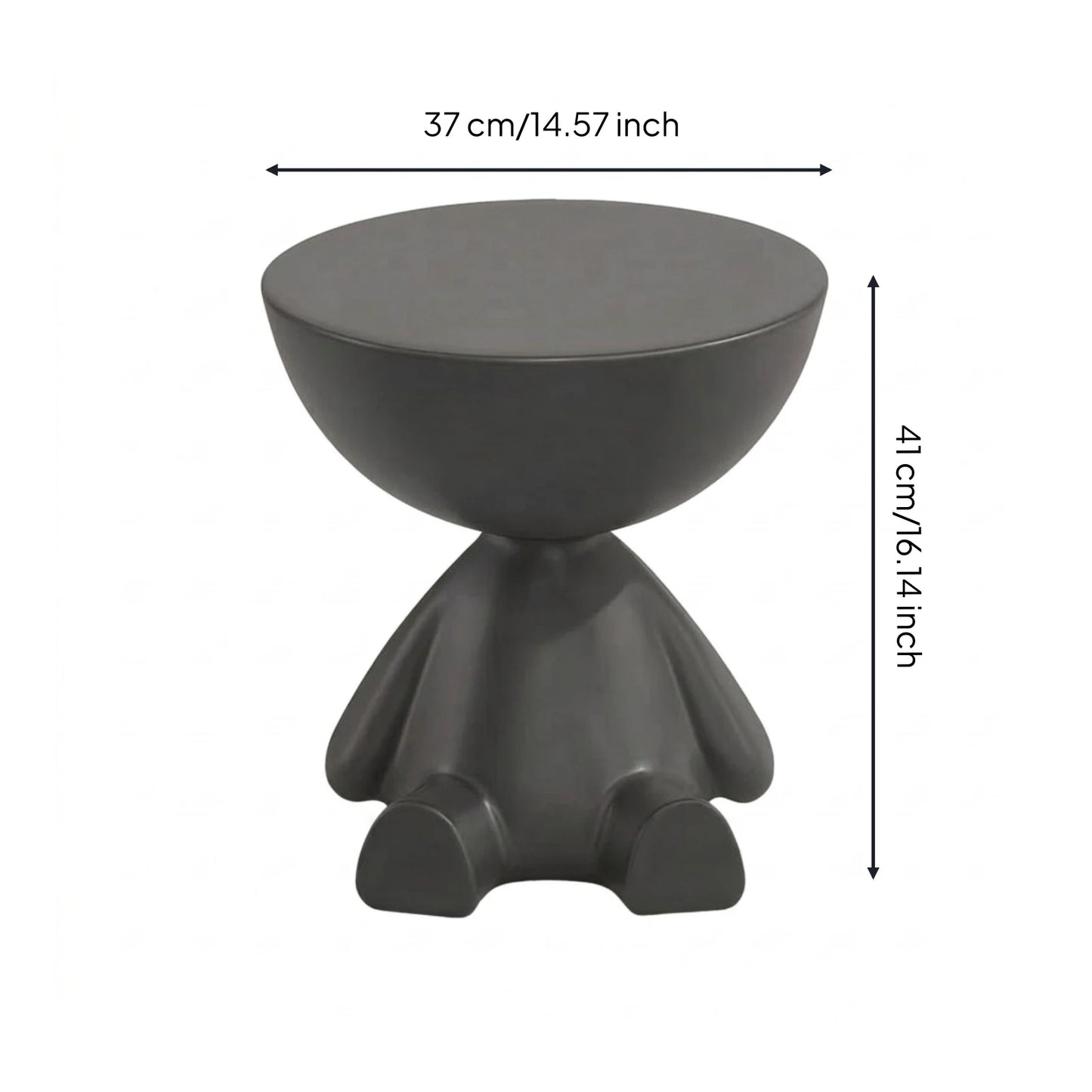 Creative Side End Table Flat Head Bedside Table Household Sofa Side Rack Bedroom Balcony Movable Mini Table Small Apartment Tea