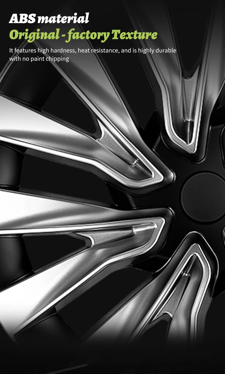 4PCS Wheel Cap 18 Inch Turbine Automobile Hubcap for Tesla Model 3 Highland 2024-2026 Hub Cap Performance Replacement for Tesla