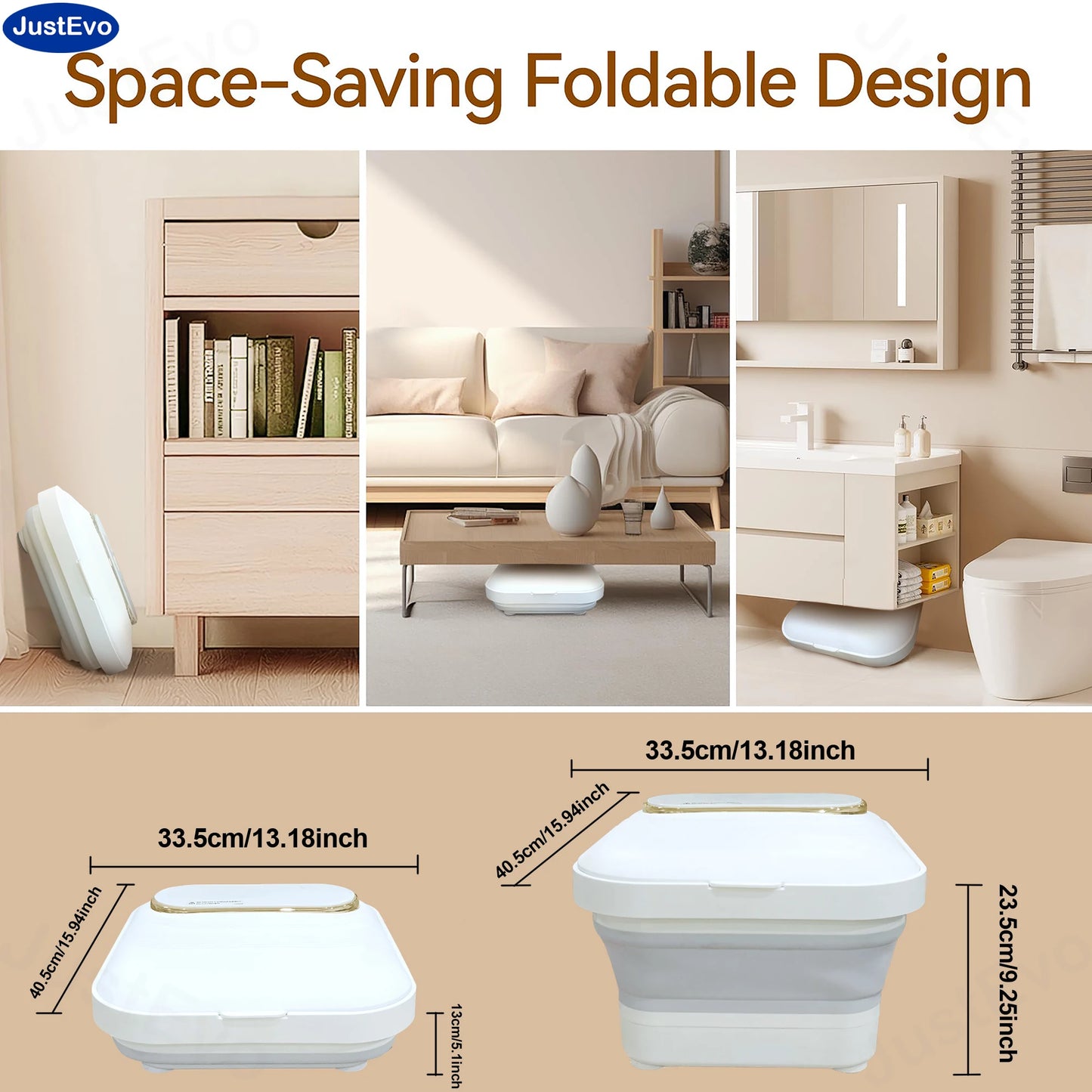 Foot bath bucket, foldable and portable foot soak tub—a great gift for parents and elders.9801C
