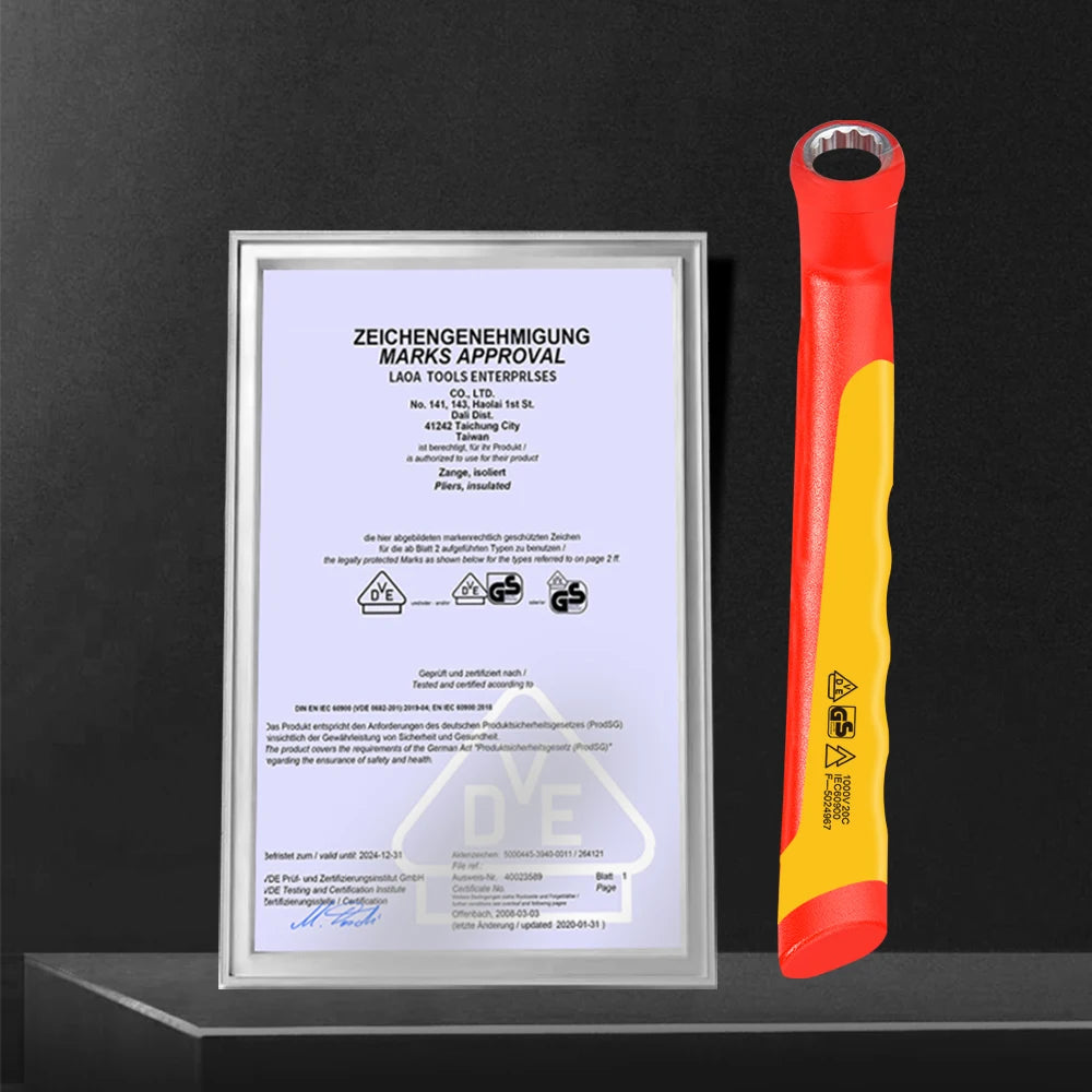 LAOA VDE Insulated Torx Wrench 1000V Protection Home Improvement DIY New Energy Vehicle Maintenance Electrician Tools
