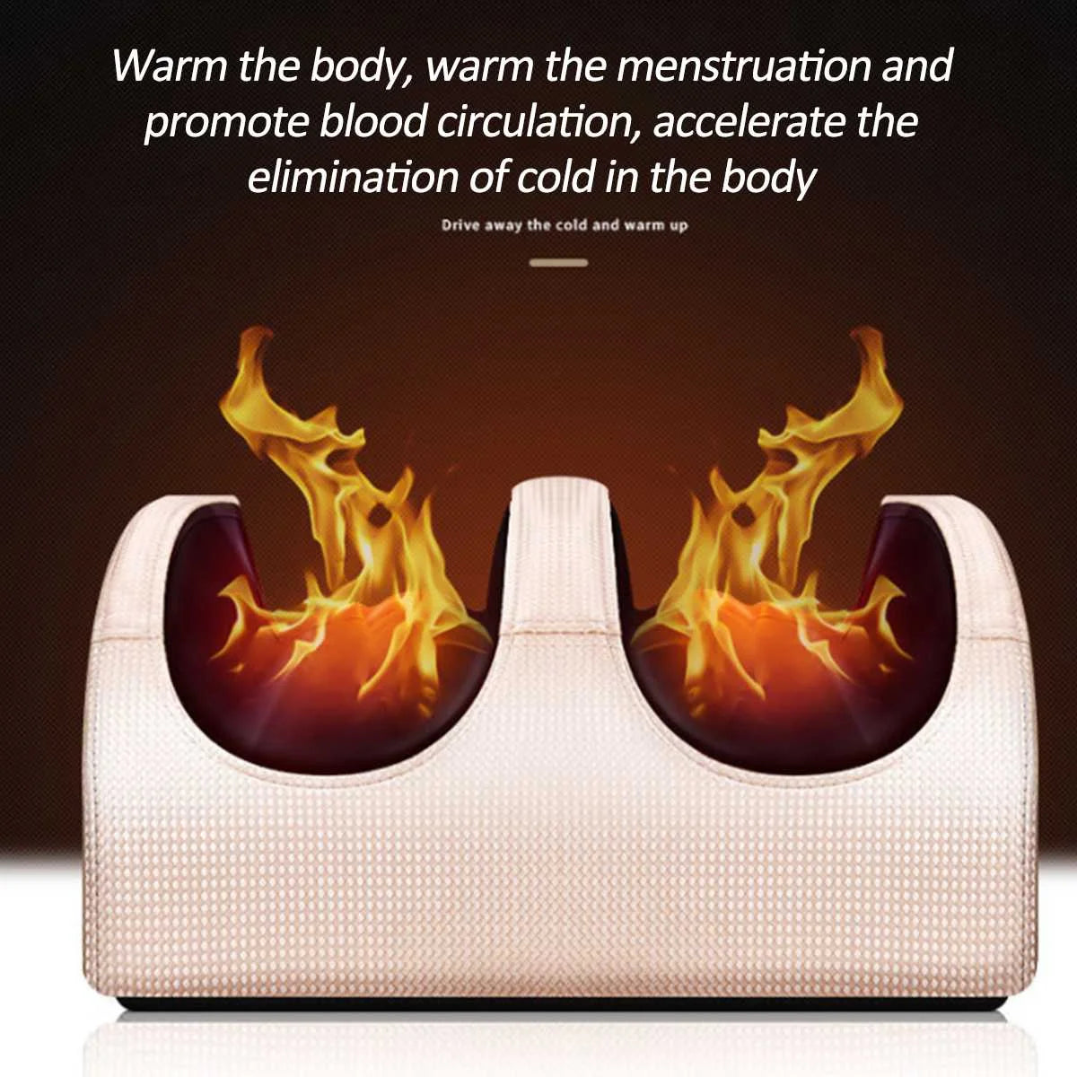 Electric Heating Foot Massager Machine Foot Kneading Hot Compress Vibration Foot Leg Massage Home Christmas Valentine's Day Gift