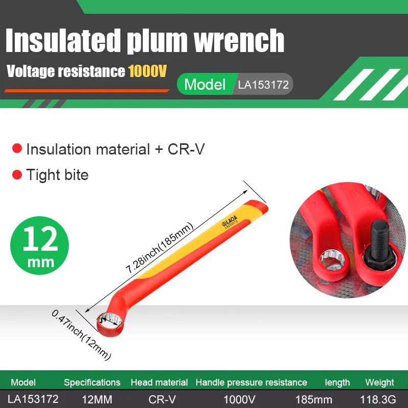 LAOA VDE Insulated Torx Wrench 1000V Protection Home Improvement DIY New Energy Vehicle Maintenance Electrician Tools