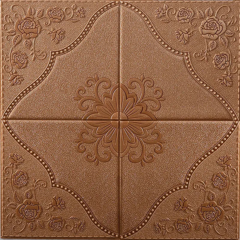 Ceiling Roof Decoration Wallpaper Self-adhesive Bedroom 3D Three-dimensional Waterproof Background Wall Wallpaper