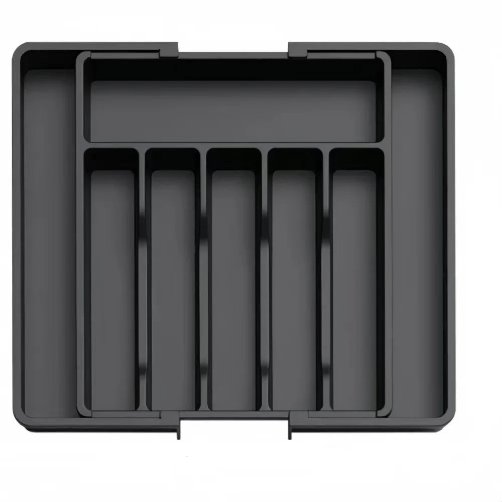 1Pcs Upgradation Adjustable Flatware Tableware Organizer – Plastic Multifunctional Drawer Organizer for Kitchen Counter Utensils