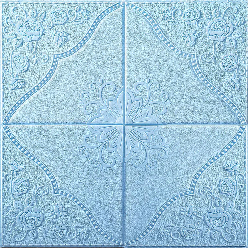 Ceiling Roof Decoration Wallpaper Self-adhesive Bedroom 3D Three-dimensional Waterproof Background Wall Wallpaper