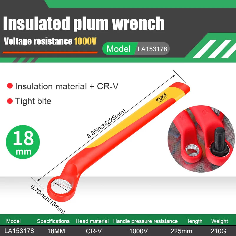 LAOA VDE Insulated Torx Wrench 1000V Protection Home Improvement DIY New Energy Vehicle Maintenance Electrician Tools