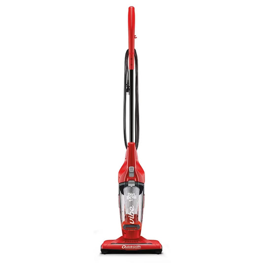Dirt Devil Vibe 3-in-1 Corded Stick Vacuum Cleaner with Removable Hand Held Vacuum: Lightweight, Bagless, Multi-Surface, Red