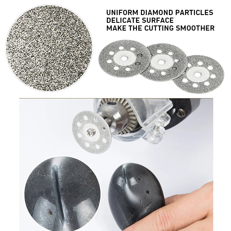 60PCS/lot Grinding Wheel Circular Saw Blade Dremel Accessoires Set Woodworking Metal Dremel Mini Drill Rotary Tool Accessories