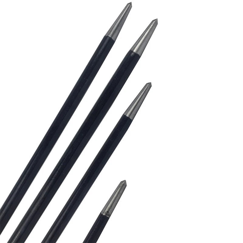 9804 Rolling Head Pry Bar Set 4Pcs/Set 6"12"16"20"Round Head Crowbar For Bar Farm Engine Workshop Hand Tools