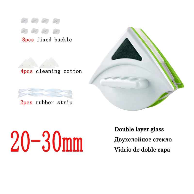 Magnetic Glass Brush Double Side Glass Cleaning Brush For Window Cleaning Household Cleaning Tool Magnetic Window Cleaner Brush