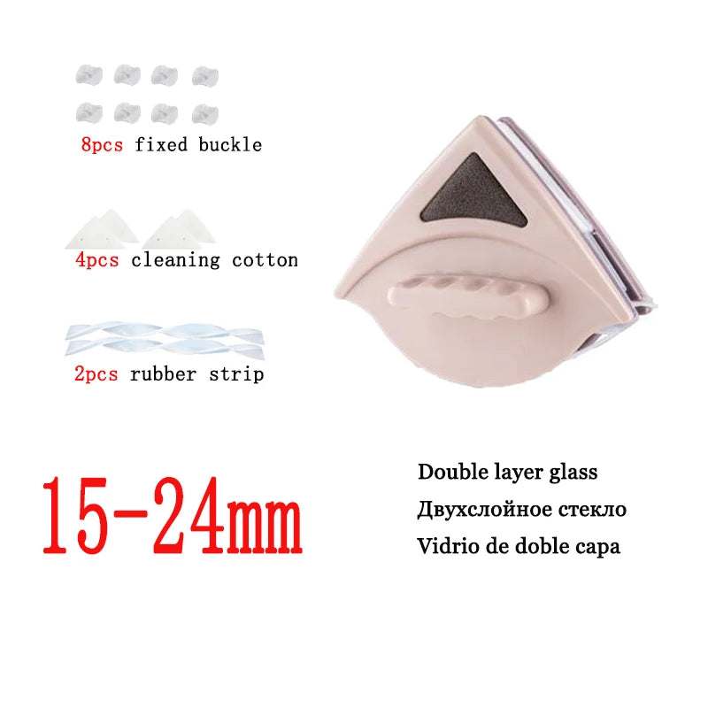 Magnetic Glass Brush Double Side Glass Cleaning Brush For Window Cleaning Household Cleaning Tool Magnetic Window Cleaner Brush