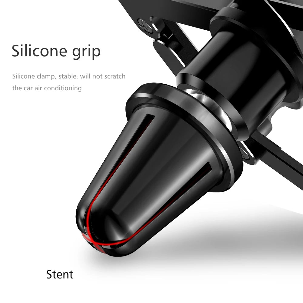 Oatsbasf Car Phone Holder Gravity Support GPS Air Vent Clip Mount For iPhone 13 12 Pro Max Xiaomi Redmi Samsung Cellphone Stand