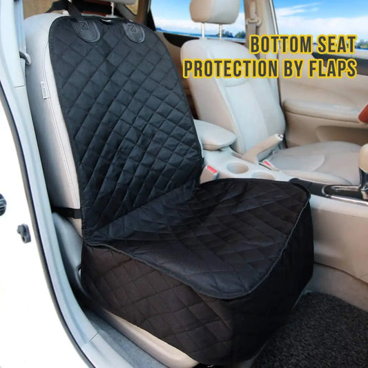 Dog Car Seat Cover 100 Percent Waterproof Pet Cat and Dog Carrier Mat for Cars Trucks and SUV Front Seat