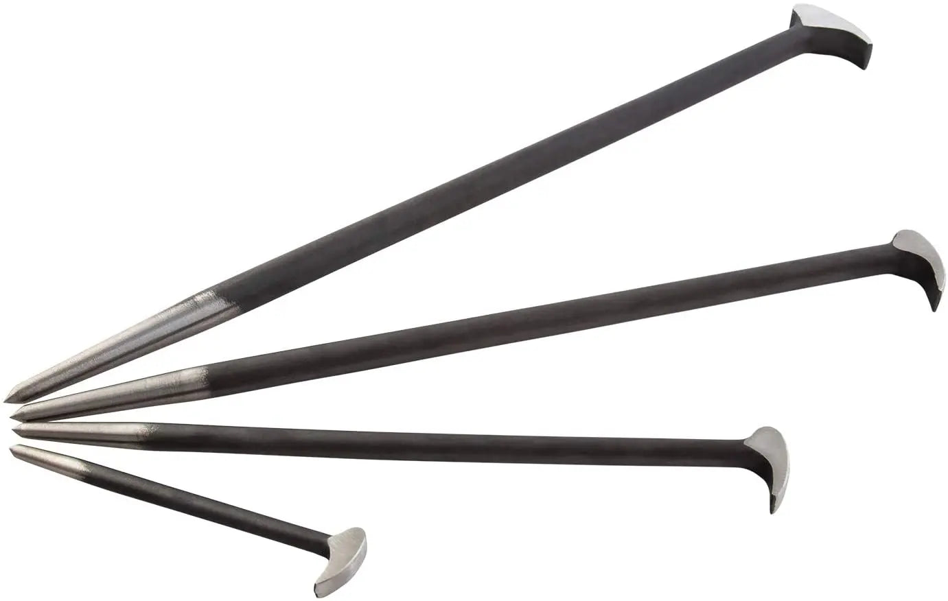 9804 Rolling Head Pry Bar Set 4Pcs/Set 6"12"16"20"Round Head Crowbar For Bar Farm Engine Workshop Hand Tools