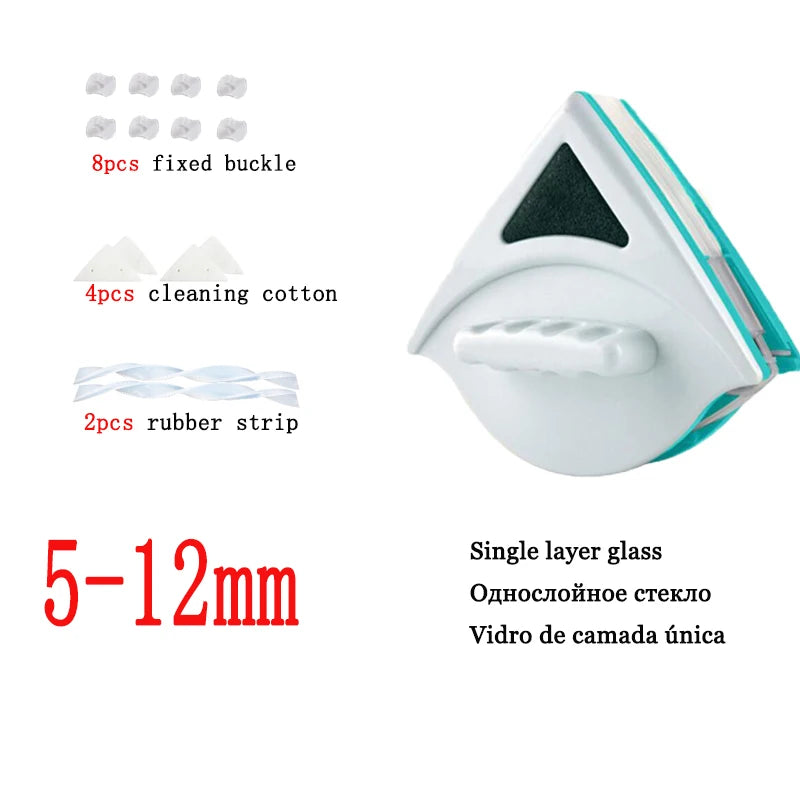 Magnetic Glass Brush Double Side Glass Cleaning Brush For Window Cleaning Household Cleaning Tool Magnetic Window Cleaner Brush