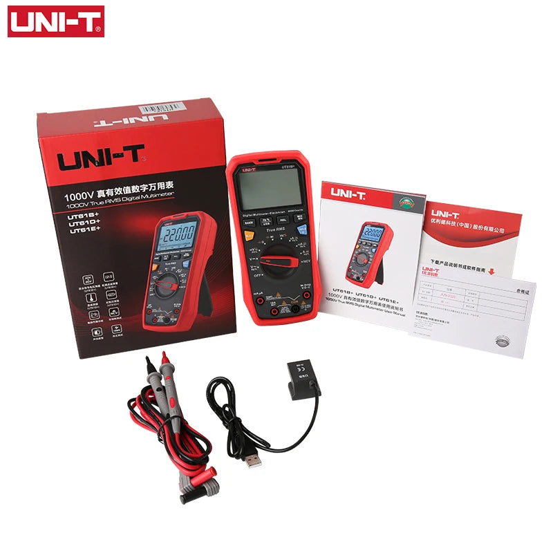 Uni T Professional Digital Multimeter UT61 Series 1000V