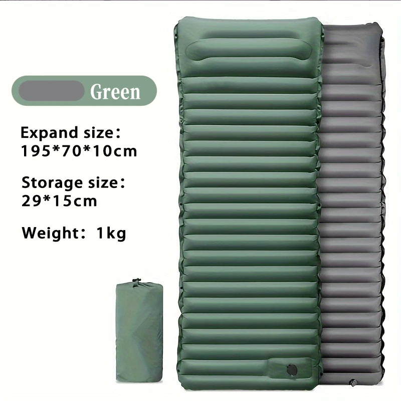 Camping Sleeping Pad Mat Inflatable, Ultralight Compact Camping Mattress, Outdoor Waterproof Sleep Pad for Backpacking Hiking