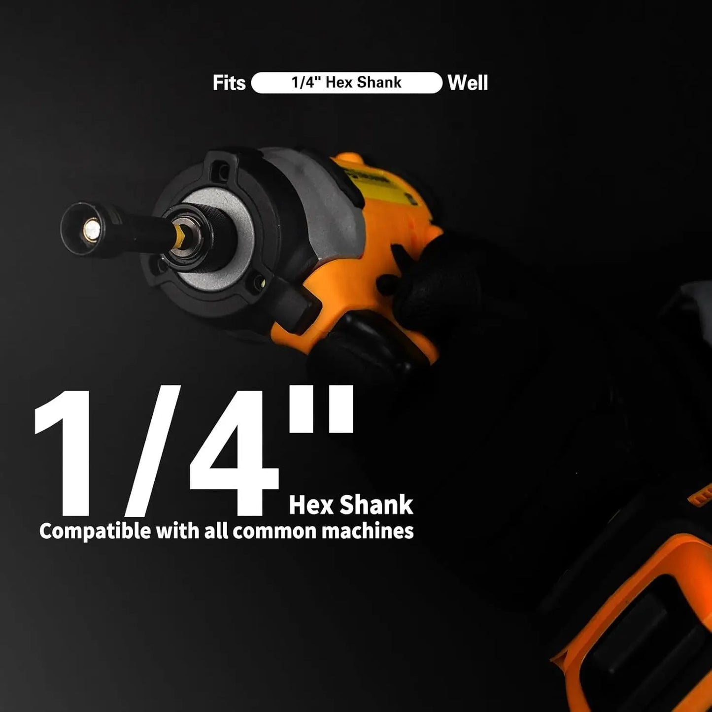 55PCS Magnetic Nut Driver Set with SAE & Metric Sockets, Impact Tools, Storage Box