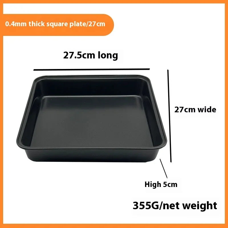 Carbon Steel Nonstick Roasting Pan Rectangular Baking Tray Loaf Toast Bread Cake Bakeware DIY Pastry Pan Dish Kitchen Utensils