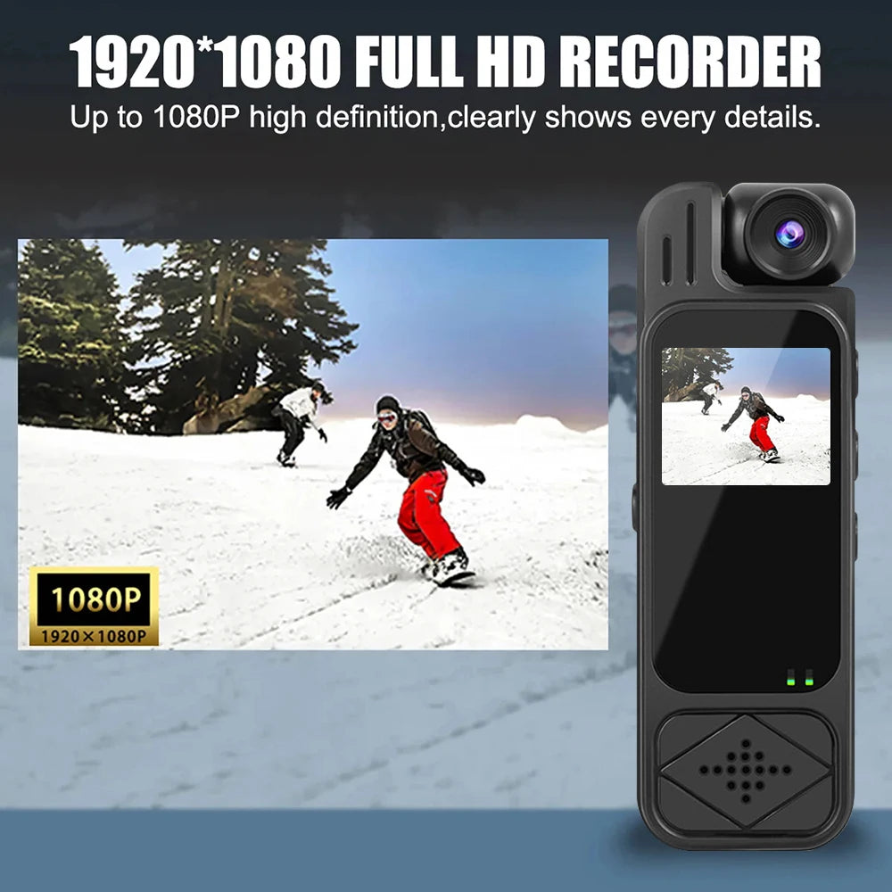 2026 Portable HD 1080P Mini Camera Digital Video Recorder Worn Police Small Body Cam Infrared Night Vision Sports DV Camcorders