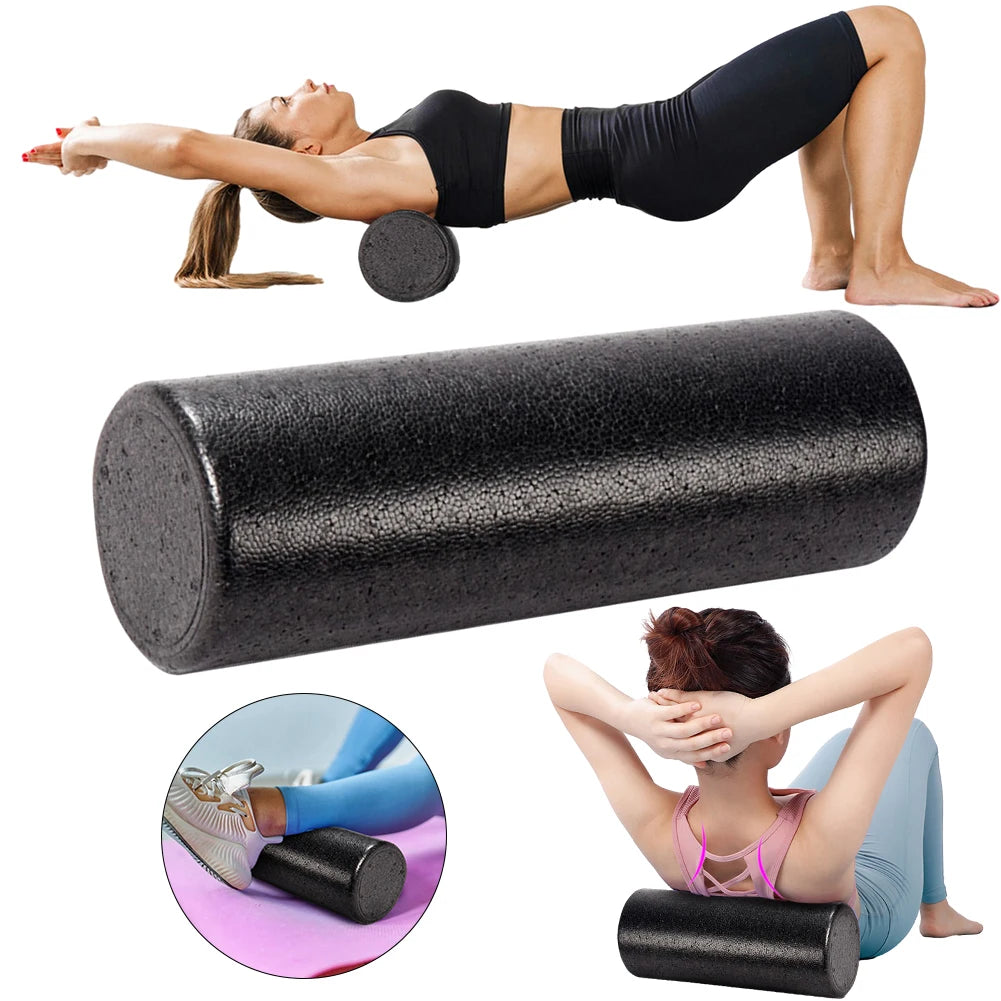 12 Inch High-Density Back Foam Roller Foam Massage Roller Deep Tissue Massager for Back Legs Exercise Yoga Physical Activities
