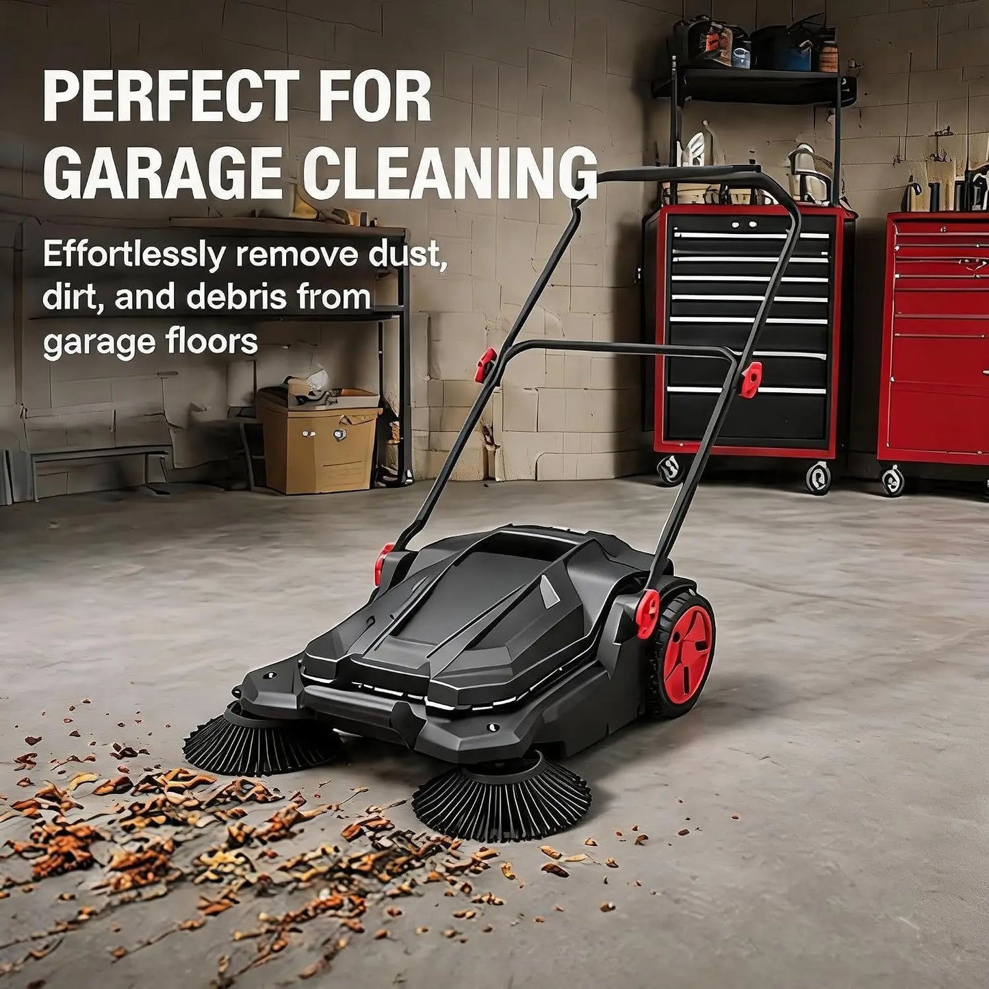 Precision Reel Lawn Sweeper Restores Lawn And Removes Debris