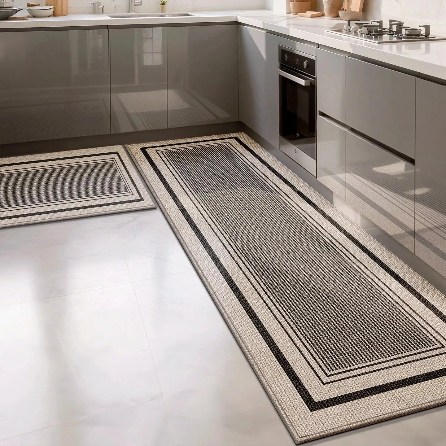 Kitchen Floor Mat Absorbent Foot Mats Runner Rug Home Decoration Rugs Non-slip Carpet Alfombra De Cocina שטיח למטבח