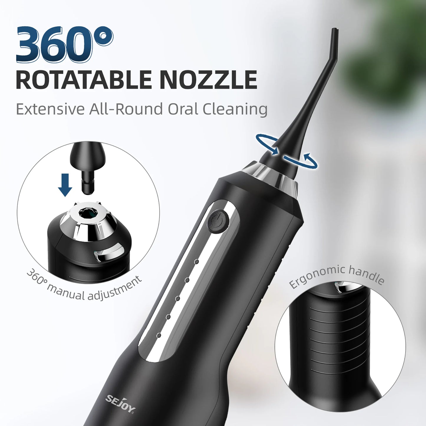 Sejoy Water Flosser Irrigator for Teeth Whitening Tool