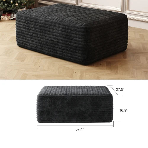 Cloud Style Modular Reclining Sectional Sofa With Fluffy Cushions