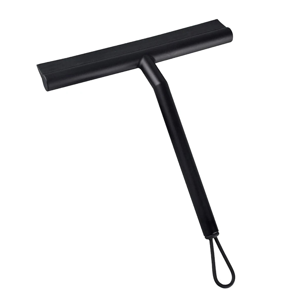New Shower Squeegee Glass Wiper Scraper Shower Squeegee Cleaner With Silicone Holder Bathroom Mirror Scraper Glass Cleaning