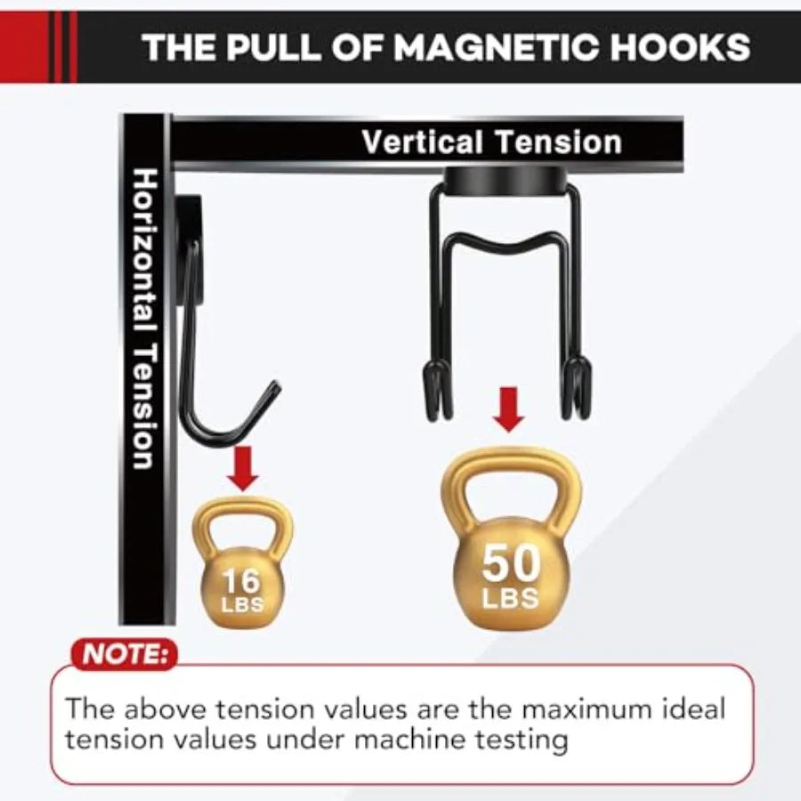 Magnetic Hooks for Cruise Cabins 50Lbs+ Heavy Duty Magnet Hook Strong Magnets Hanging Swivel Hooks for Refrigerator Grill Toolb