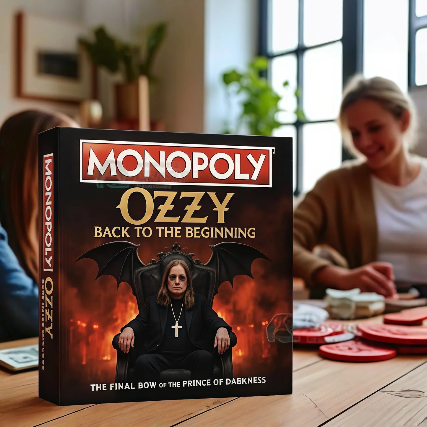 Premium Ozzy Osbourne Themed Monopoly Board Game | Heavy Metal Fan Collectible & Family Fun